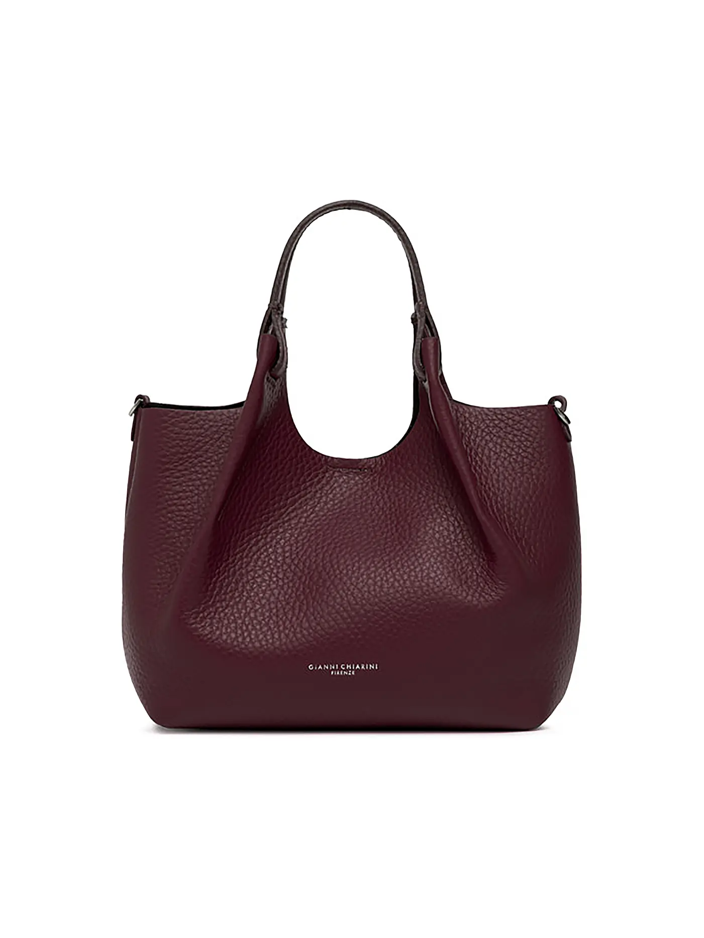 GIANNI CHIARINI | Ledertasche - Hobo Bag DUA | dunkelrot